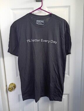 Black '1% Better Every Day' Womens Tee